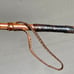 Vintage Braided Woven British Leather Equestrian Horse Riding Crop