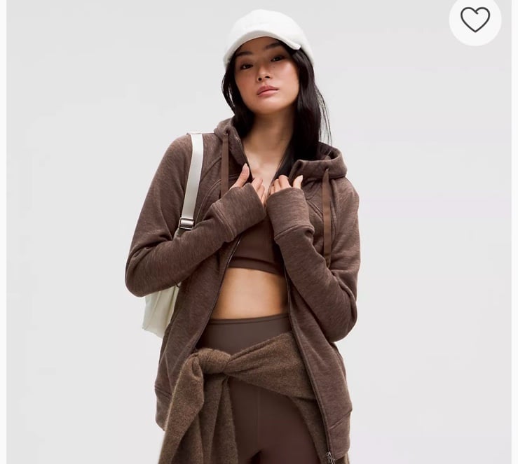 Lululemon Scuba Full Zip Hoodie Plush