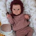 Full Body Silicone Vinyl Reborn Baby Dolls Anatomically Correct Girl 18 Inches