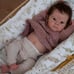 Full Body Silicone Vinyl Reborn Baby Dolls Anatomically Correct Girl 18 Inches