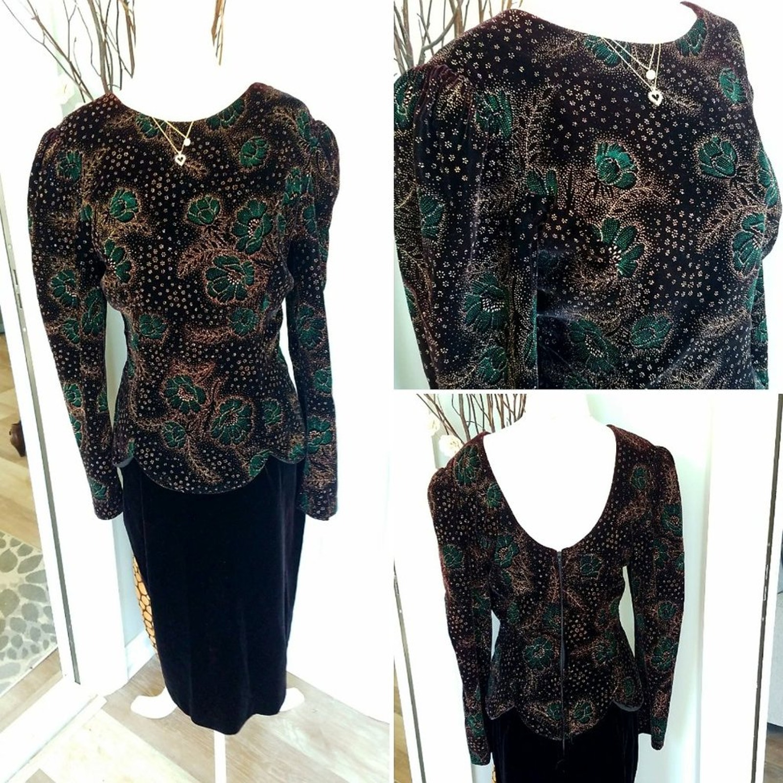 Vintage 80s Scott McClintock dress