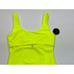 Lulus Neon Yellow One-Piece Swimsuit Women L NWT Stretch Lined Cut out Nylon