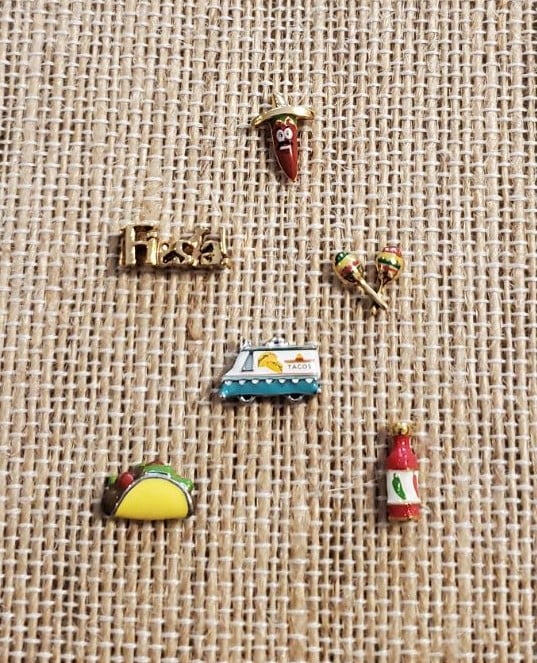 Origami Owl Hot Mexican Fiesta charms