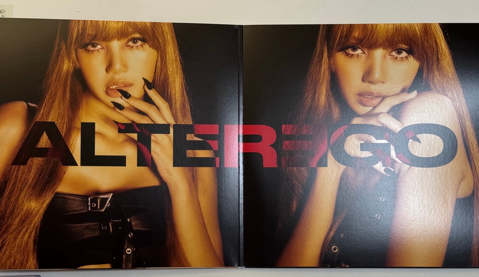 BLACKPINK Lisa - Alter Ego Black Vinyl LP with Signed Insert