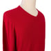 John Bartlett Consensus Mens Sweater Size L Red V-Neck Cotton Blend NWT