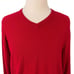 John Bartlett Consensus Mens Sweater Size L Red V-Neck Cotton Blend NWT