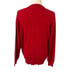 John Bartlett Consensus Mens Sweater Size L Red V-Neck Cotton Blend NWT