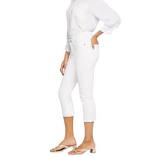 NWT NYDJ Chloe Capri Cuffed Jeans in Optic White Women’s Size 16