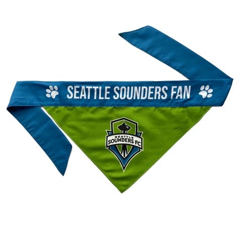 SEATTLE SOUNDERS DOG BANDANAS SIZE XL