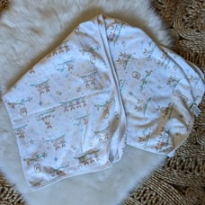 Vintage Carter's baby blanket bunny rabbits with kites