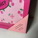 Juicy Couture Pink Heart Cherries glass wall art , 12 in x 16 in