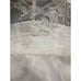 David’s Bridal sparkle organza flower girl dress with applique Sz 8