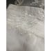 David’s Bridal sparkle organza flower girl dress with applique Sz 8
