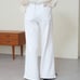 《New》Omekashi Sweat Flare Pants, Off-White, Size 36