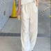 《New》Omekashi Sweat Flare Pants, Off-White, Size 36