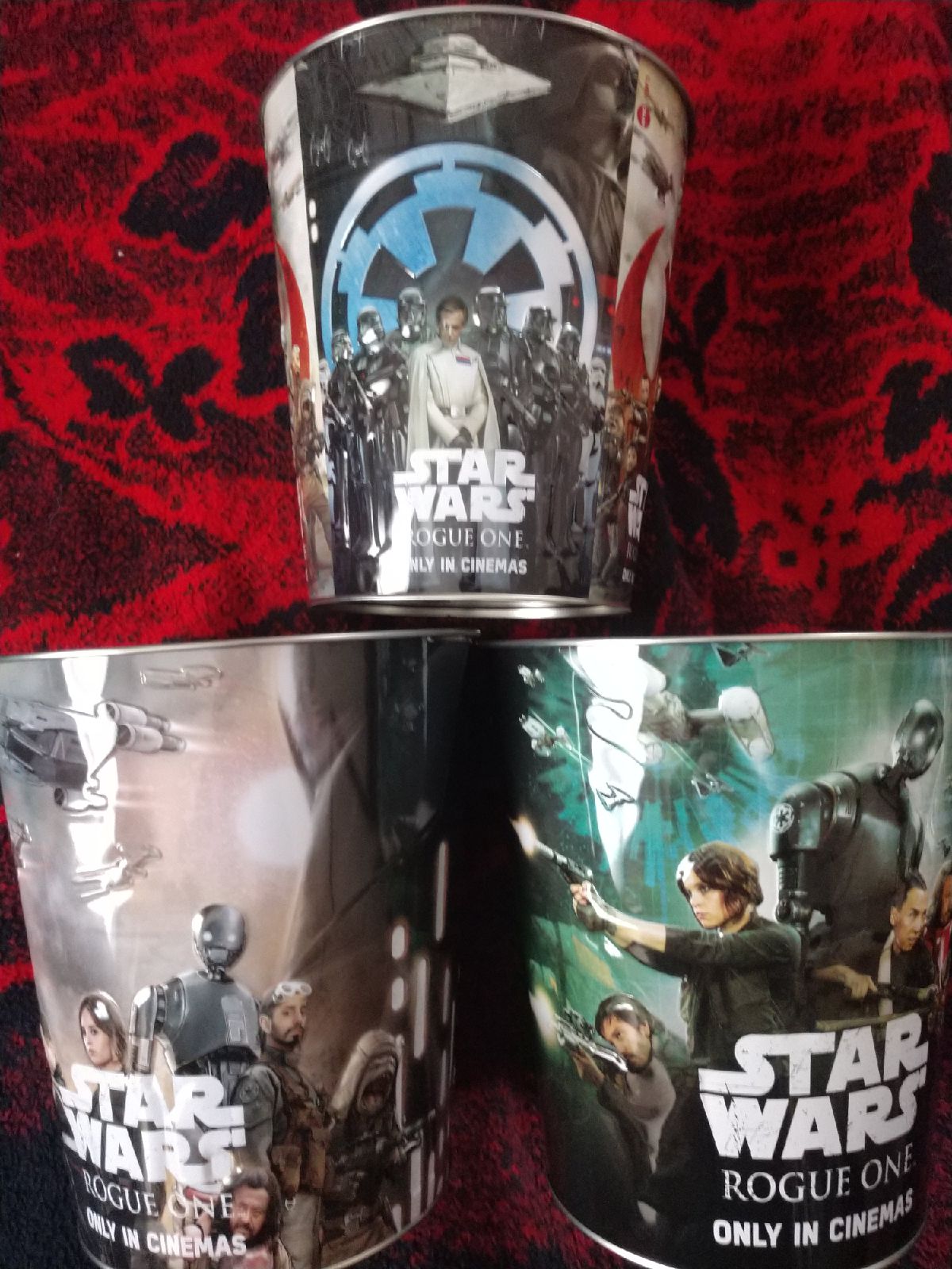 Star Wars Rogue One Popcorn Tin Cans