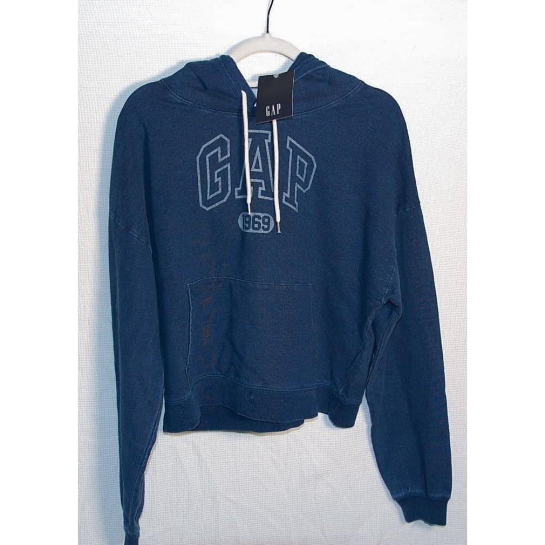 NWT Gap 2 piece sweatsuit Indigo Hooded Sweatshirt Size Medium Tall