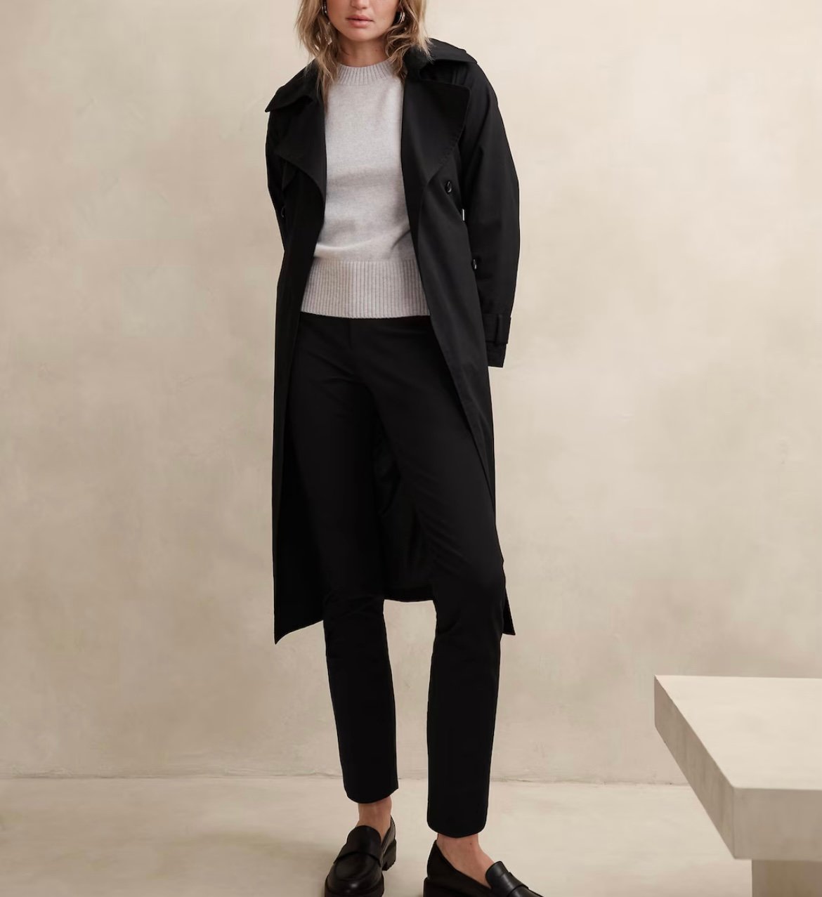 NWT Banana Republic Sloan Curvy Fit Slim Ankle Dress Pants - Black
