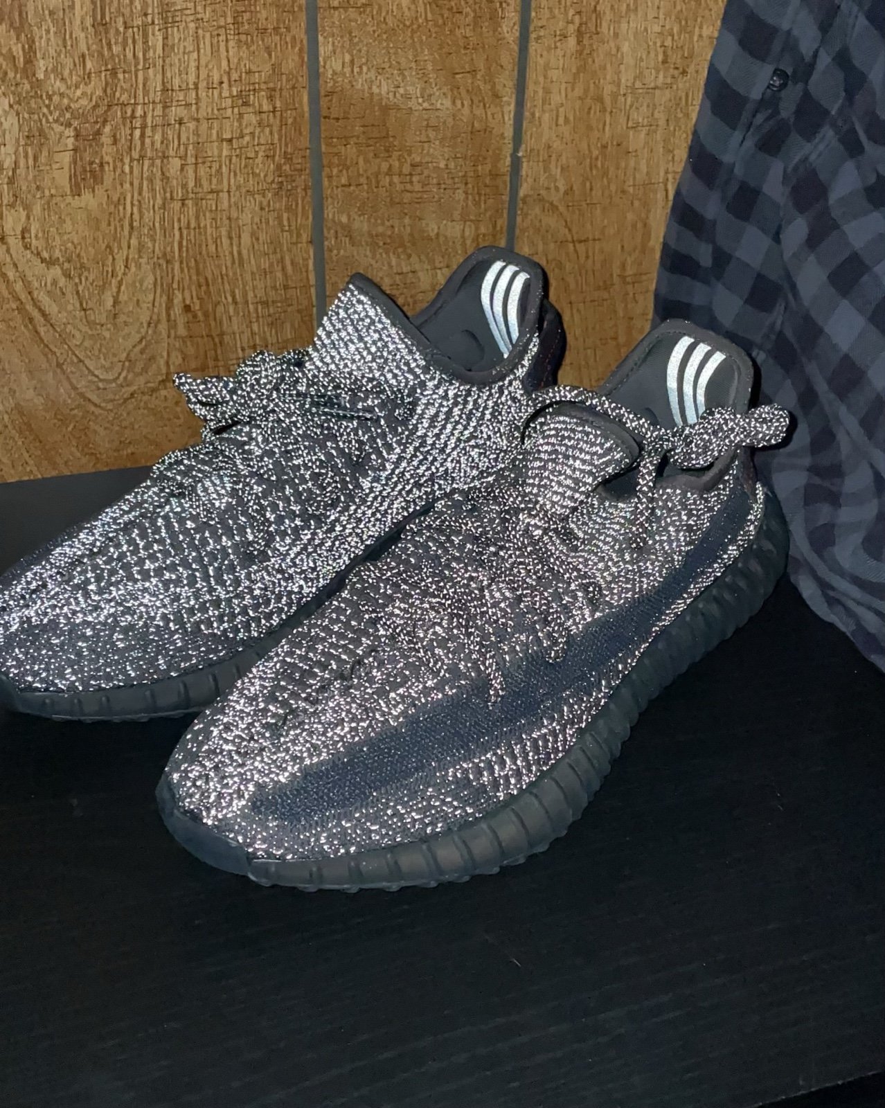 Adidas Yeezy Boosts (Static Black Reflective)