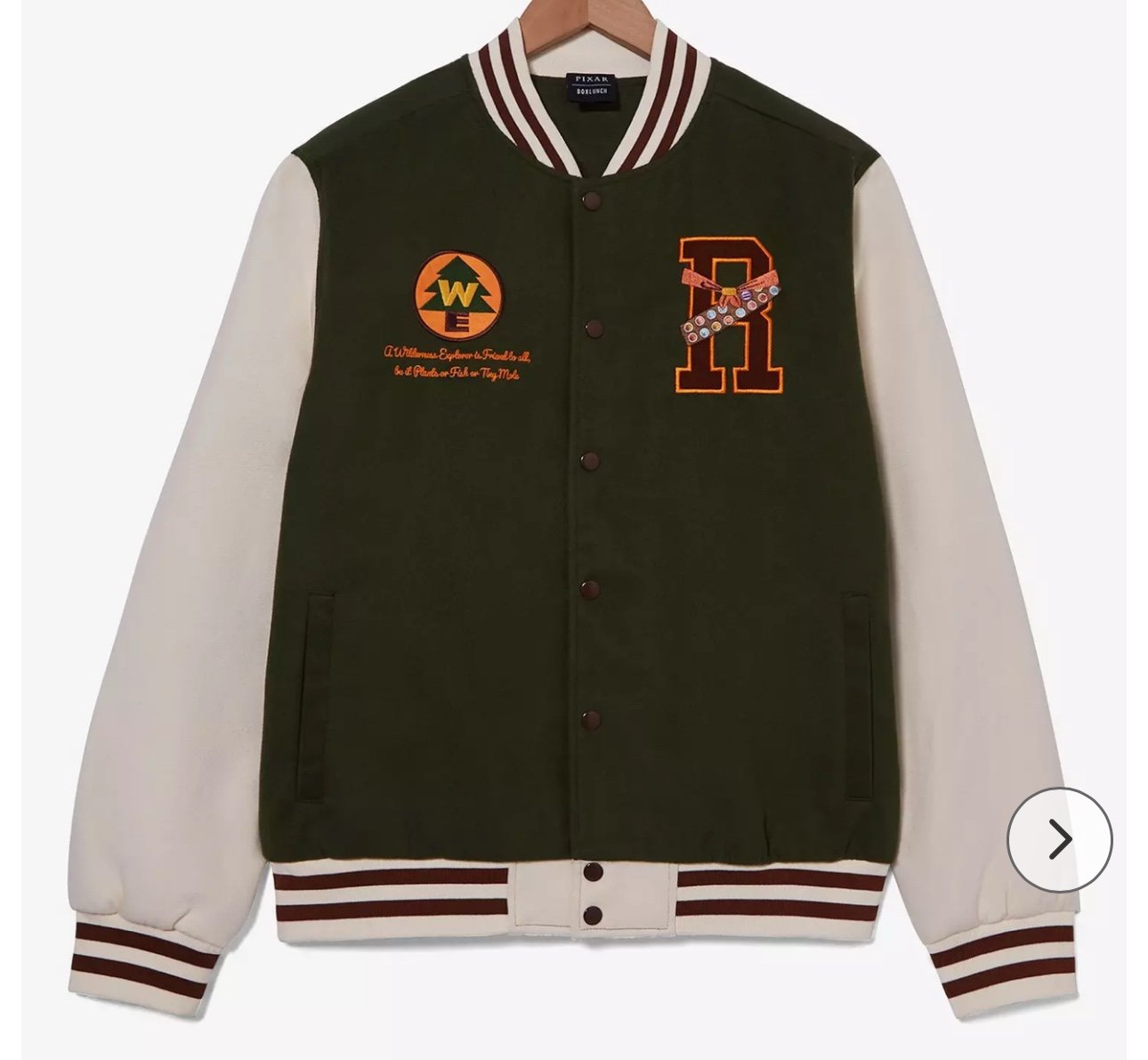 Disney Pixar Up Wilderness Explorer Bomber Jacket FIRM PRICE