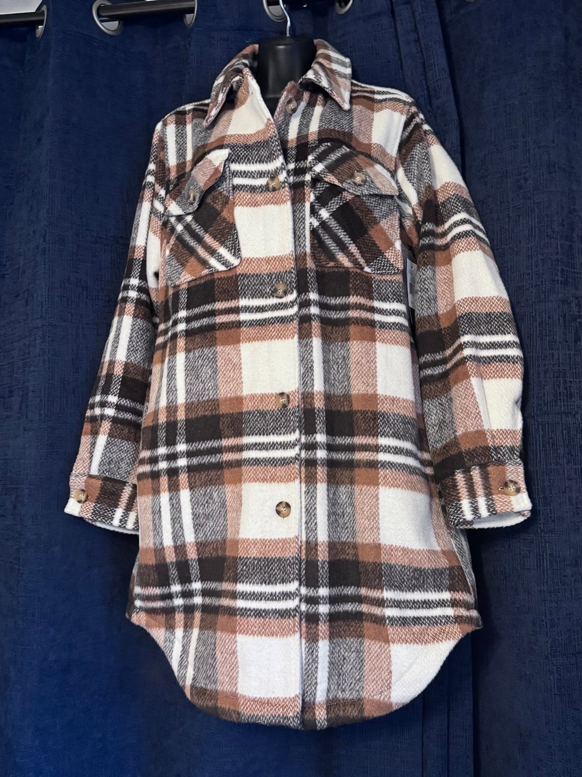 Coffeeshop country style coat brown size large