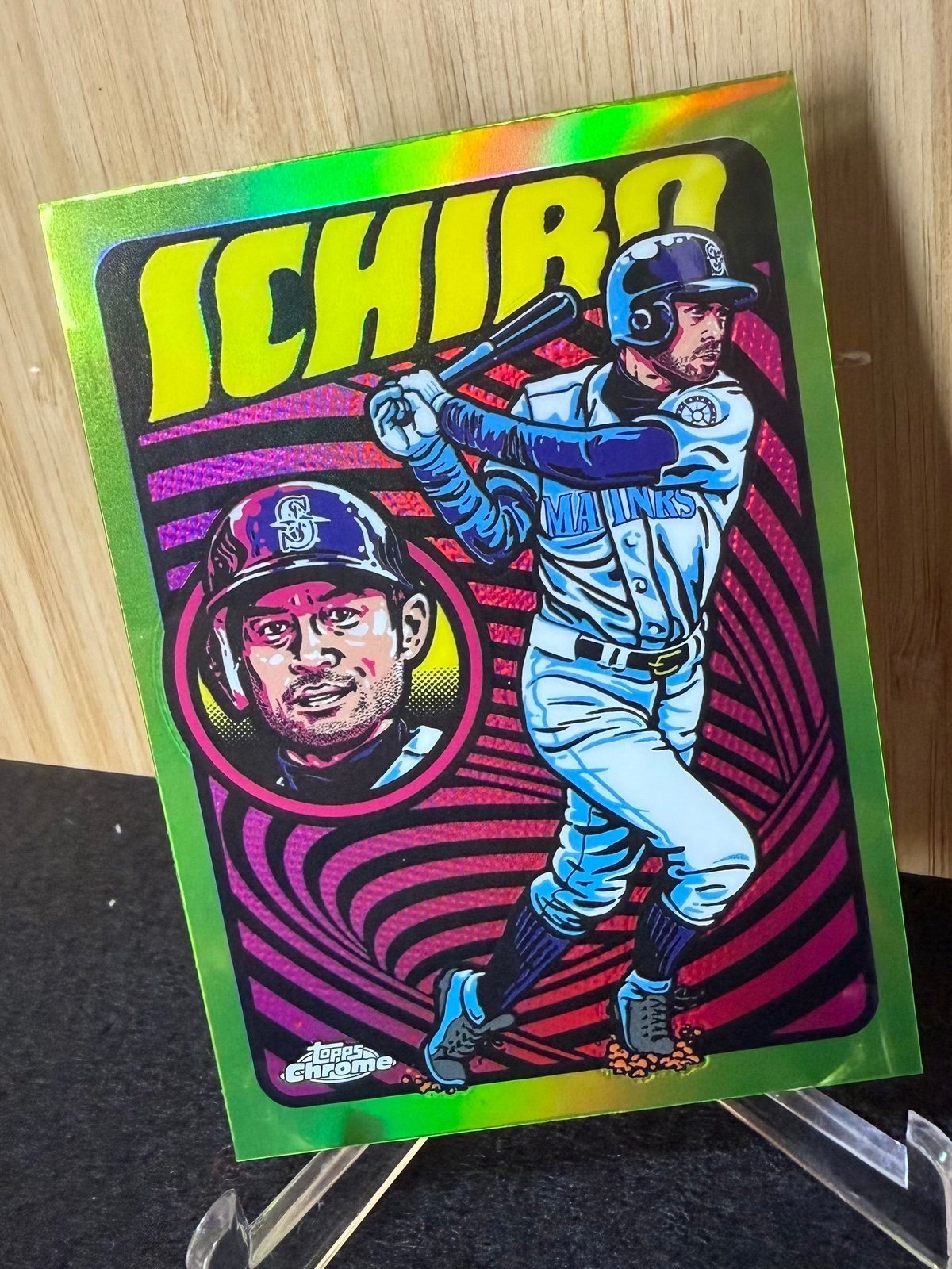 イチロー　FLEER ULTLA カード　PSA5 ICHIRO SUZUKI 2024 Topps Chrome - ULTRAVIOLET All-Stars #UV