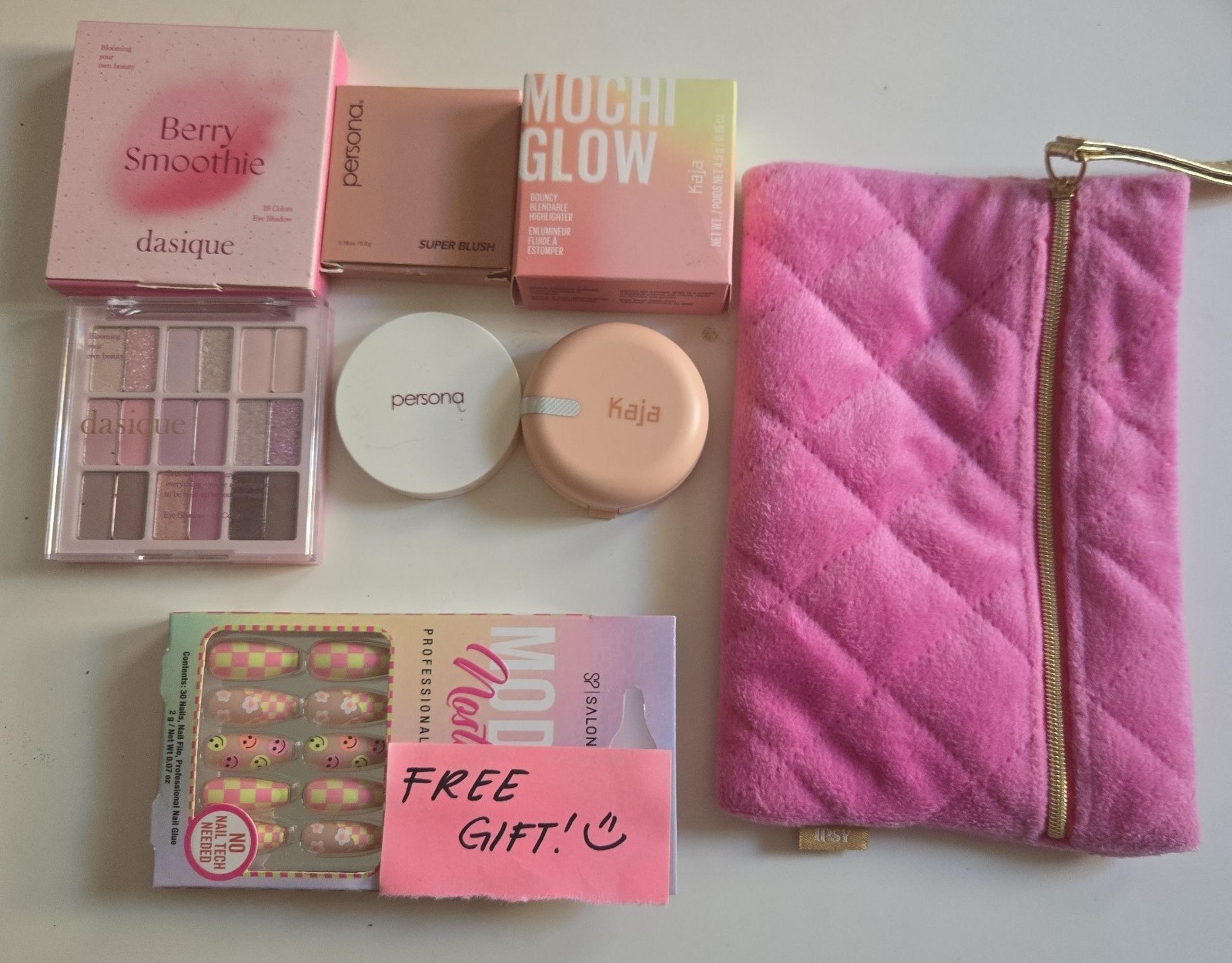 [Bundle w/ GIFT] Dasique Berry Smoothie, Kaja Mochi Glow, Persona Super Blush