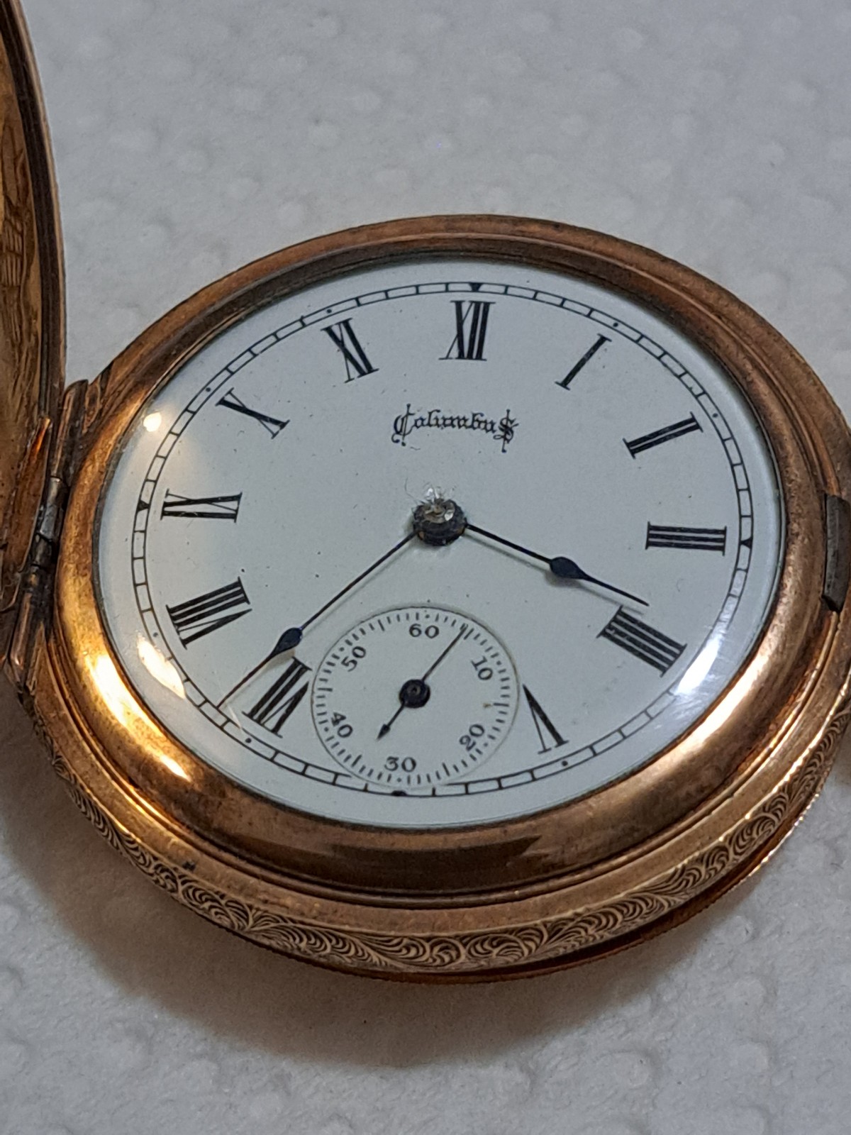 Watch pocket watch Columbus Beautiful fantastic pocket watch Columbus works perf