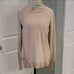 Pete Collection Tan Knit Asymmetrical Long Sleeve Top - Size Medium