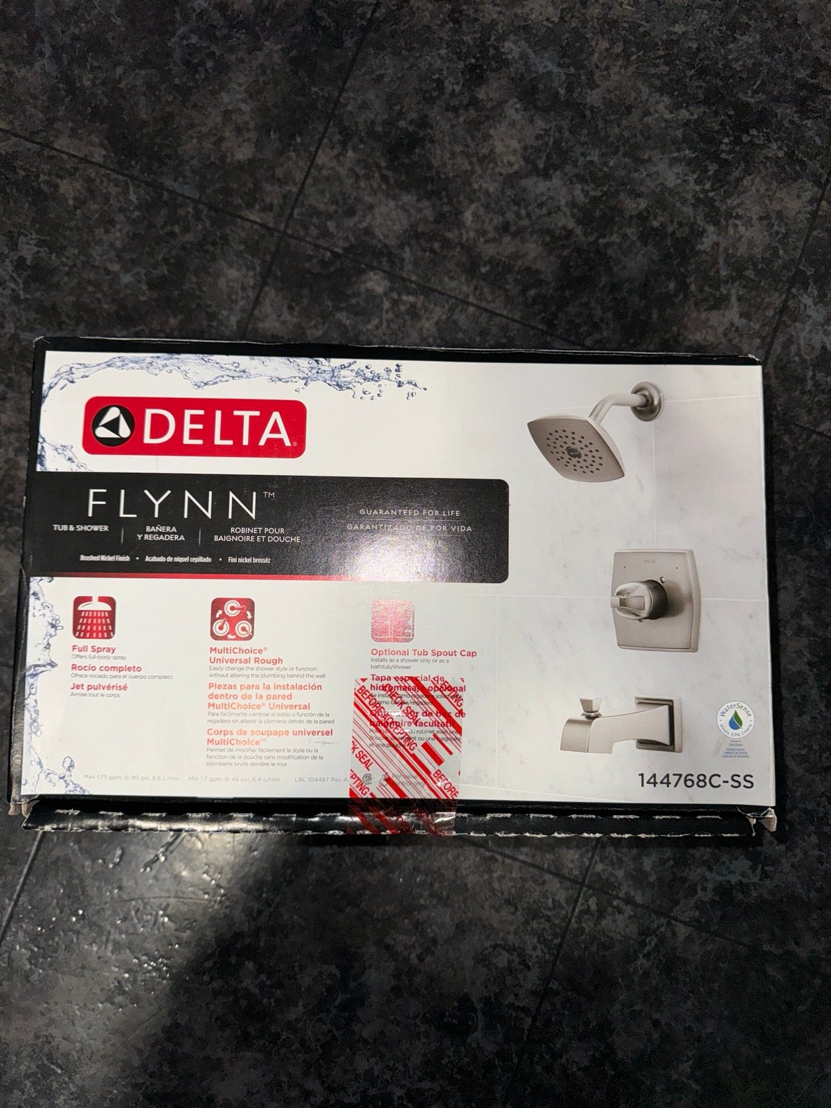 Delta Flynn tub & shower faucet set