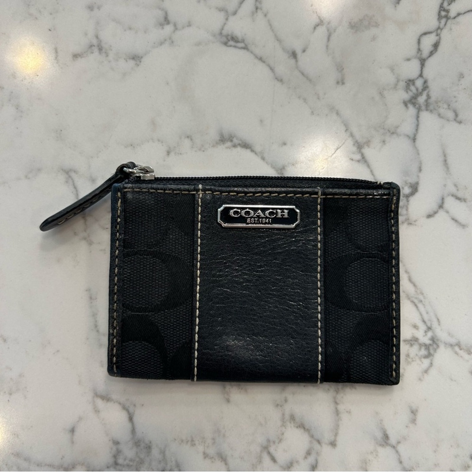 Coach Black Small Wallet/ Coin Purse
