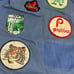 Vintage patchwork on kids jacket