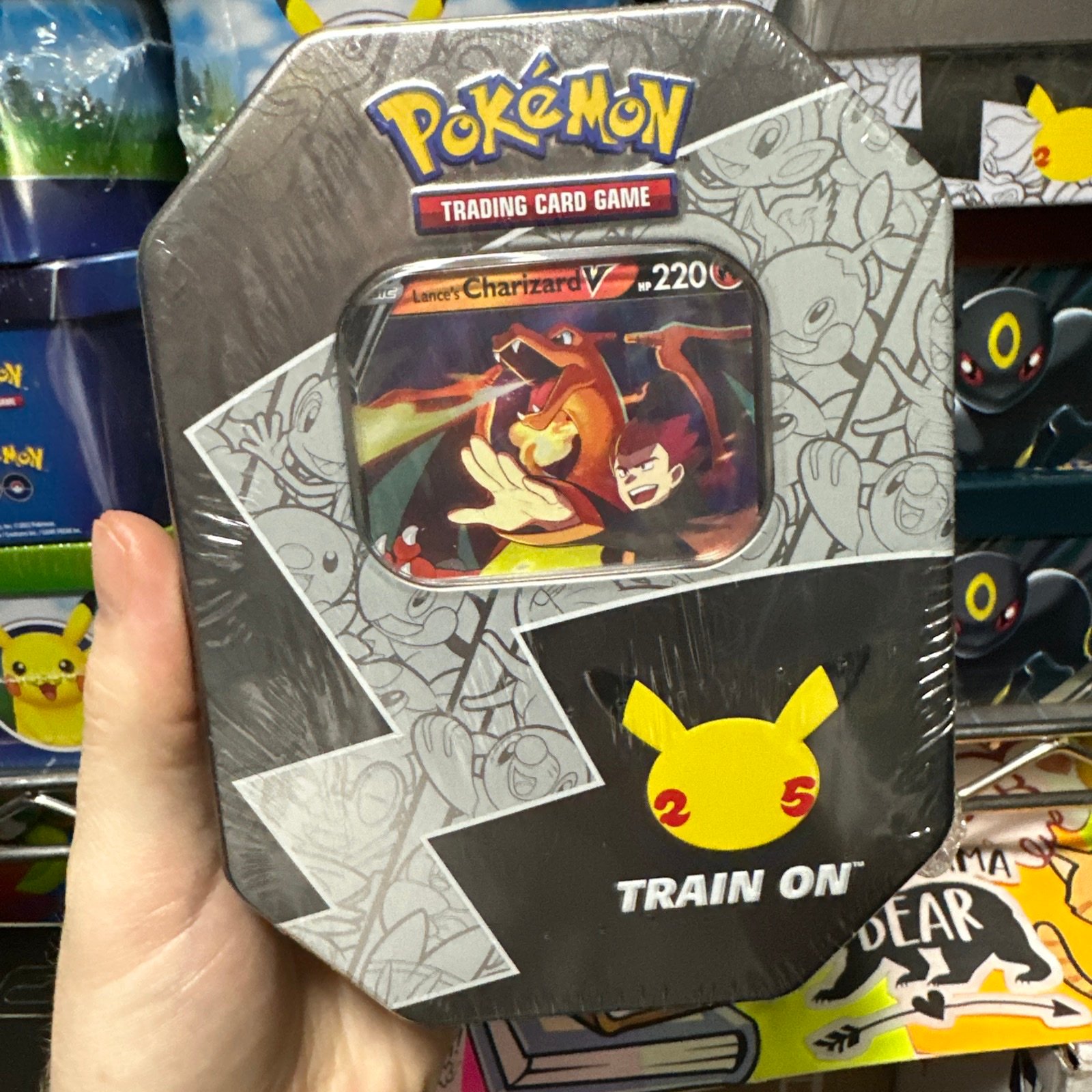 Pokemon TCG 25th Anniversary Tin - Lance's Charizard V