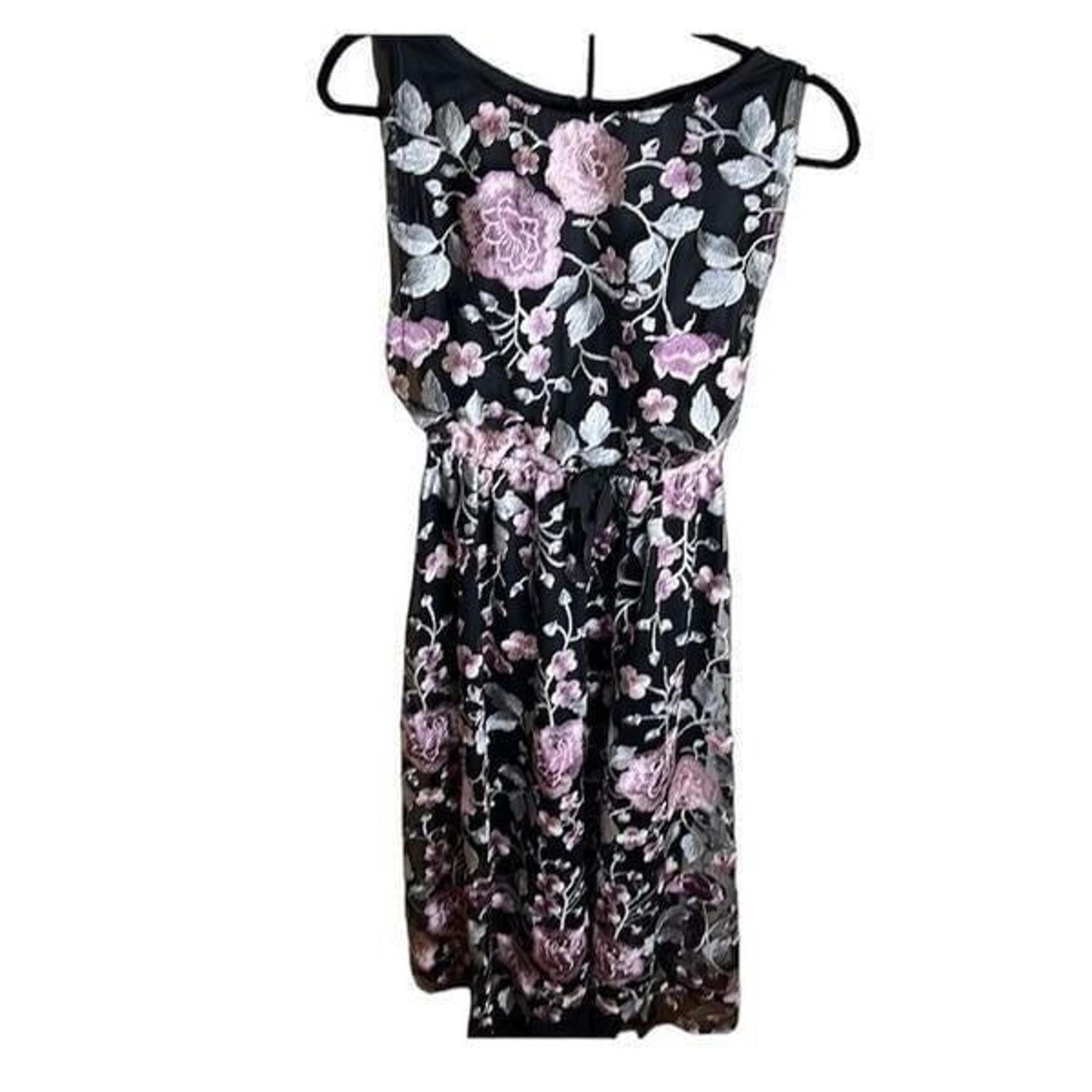 Anthropologie Eva Franco Carrington Embroidered Floral Dress NWOT Size 2