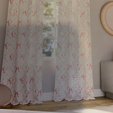 Bow curtain set