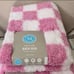 1-NWT MARTHA STEWARD PINK CHECKERED BATH MAT/RUG