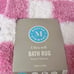 1-NWT MARTHA STEWARD PINK CHECKERED BATH MAT/RUG