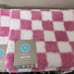 1-NWT MARTHA STEWARD PINK CHECKERED BATH MAT/RUG
