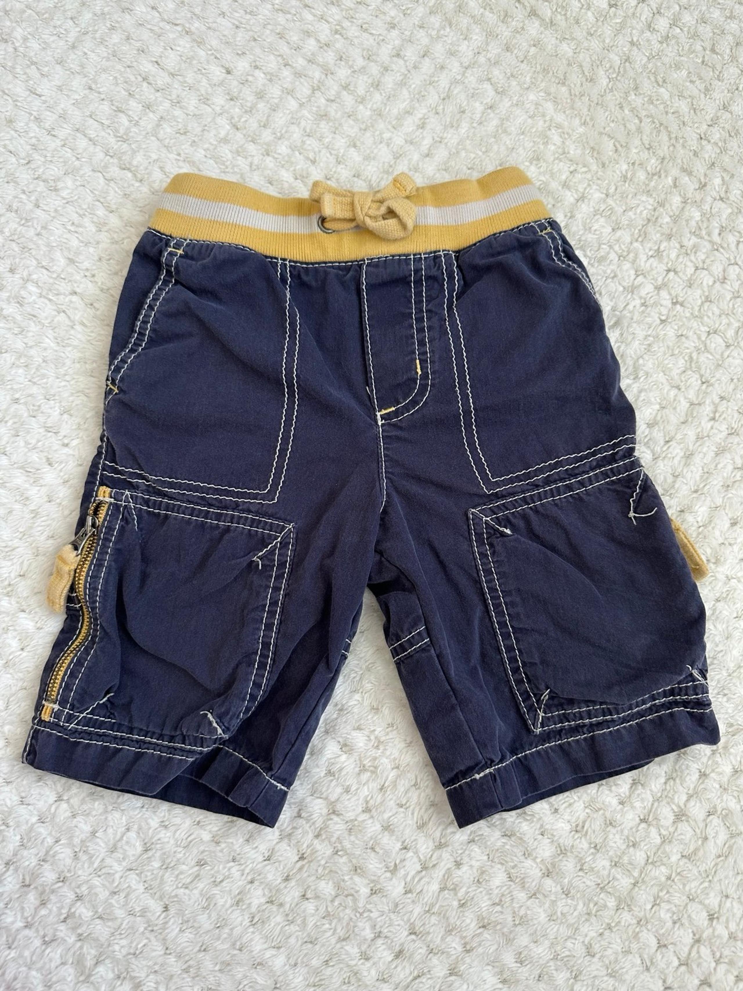 2Y Mini Boden Navy Cargo Shorts