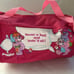 RARE Vintage Amtoy Popples DUFFLE BAG Pink Popple Bag 1986 WITH Rare MINI PLUSH