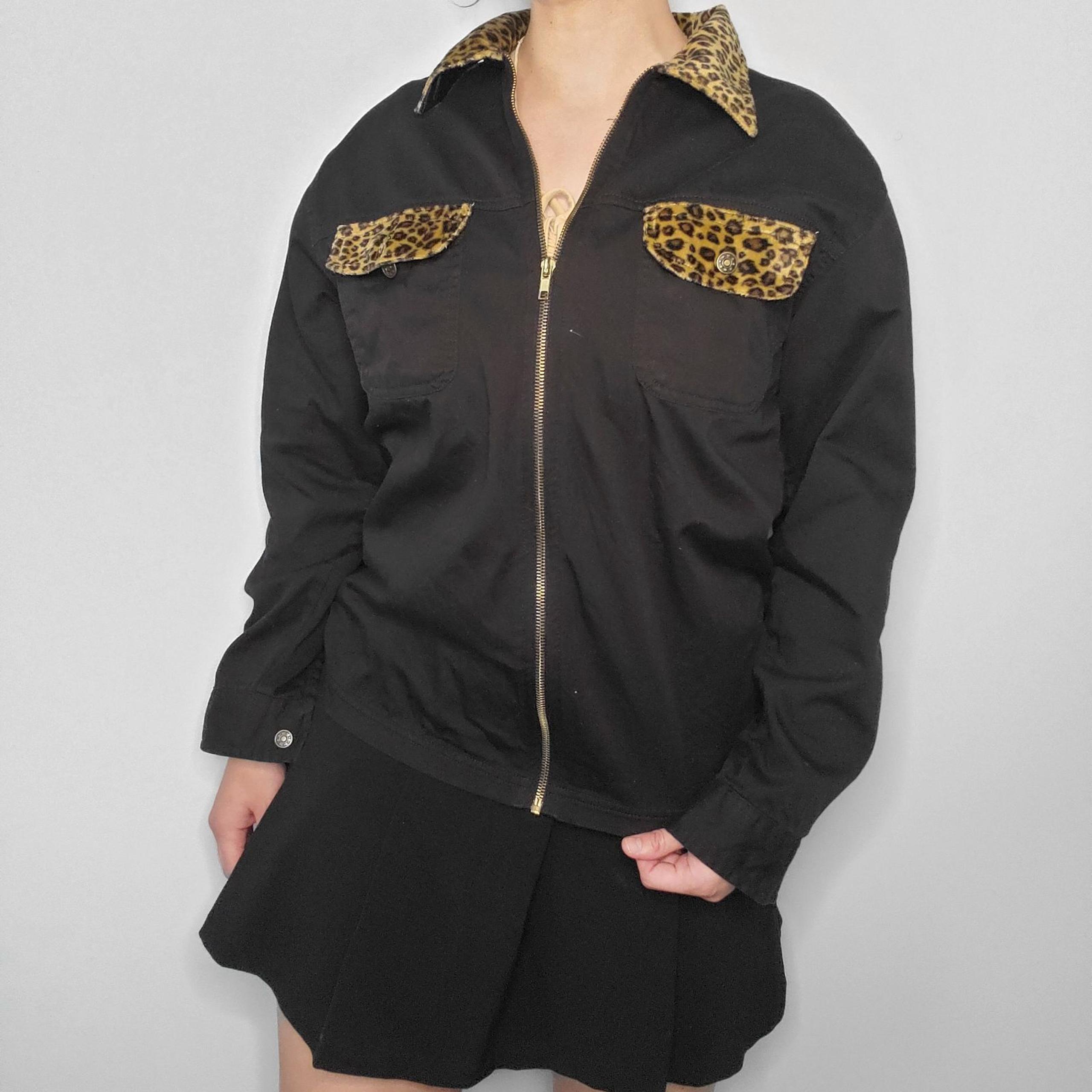 Vintage Leopard Fuzzy Shacket
