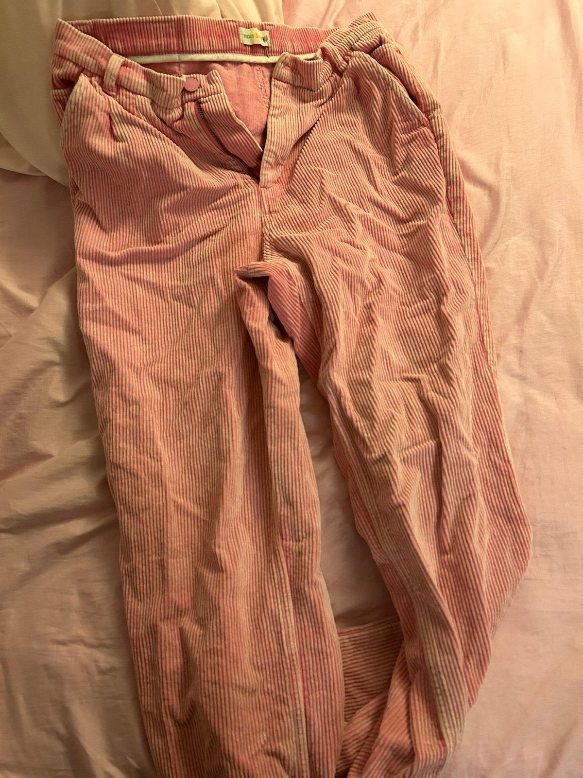 teddy fresh pink corduroy pants waist size 30