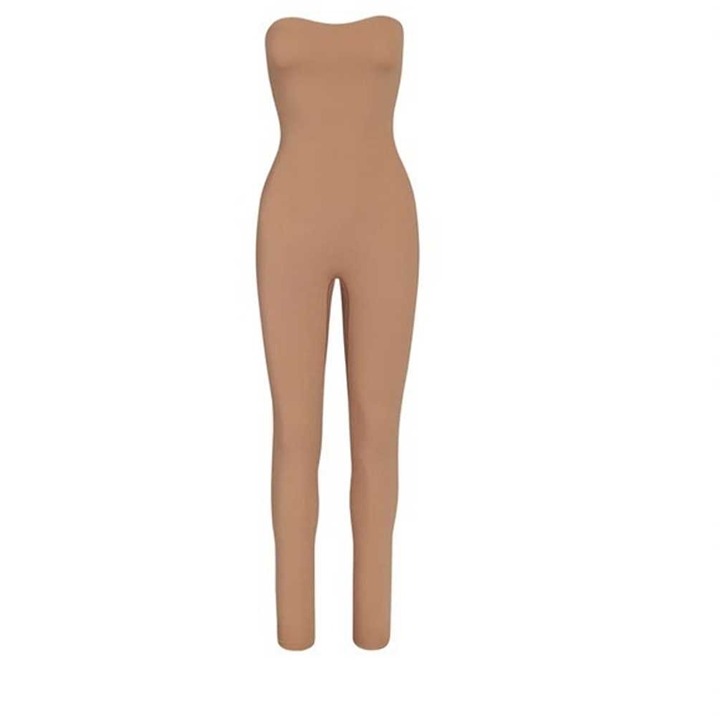 Skims All In One Sleeveless Jumpsuit Size L Sienna Full Body Strapless BS-BSF-07