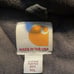 Carhartt quilt lined canvas hoodie J140BLK USA union made men’s size 4xl