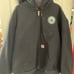 Carhartt quilt lined canvas hoodie J140BLK USA union made men’s size 4xl