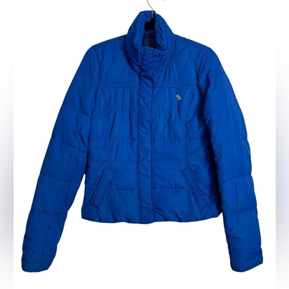 Abercrombie & Fitch l Blue Puffer Down Feather Jacket Large