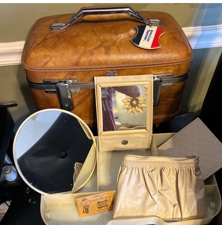 Vintage American Touristor Luggage with Accessories