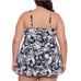 Swim Solutions Support Control Size 22W Swim Dress Black White NWT 122