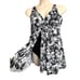 Swim Solutions Support Control Size 22W Swim Dress Black White NWT 122
