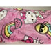Hello Kitty Pink Summer Tie Dye Rainbow Silk Touch Throw Blanket 50 x 70” NEW